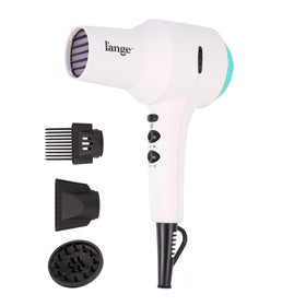 L'ANGE HAIR PowerStyle Turbo Ionic Hair Dryer front view in white