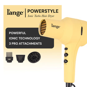 L'ANGE HAIR PowerStyle Turbo Ionic Hair Dryer side view with diffuser