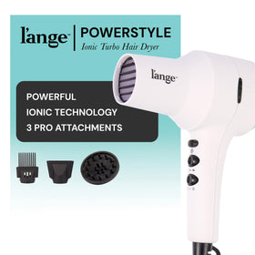 L'ANGE HAIR PowerStyle Turbo Ionic Hair Dryer with diffuser attachment