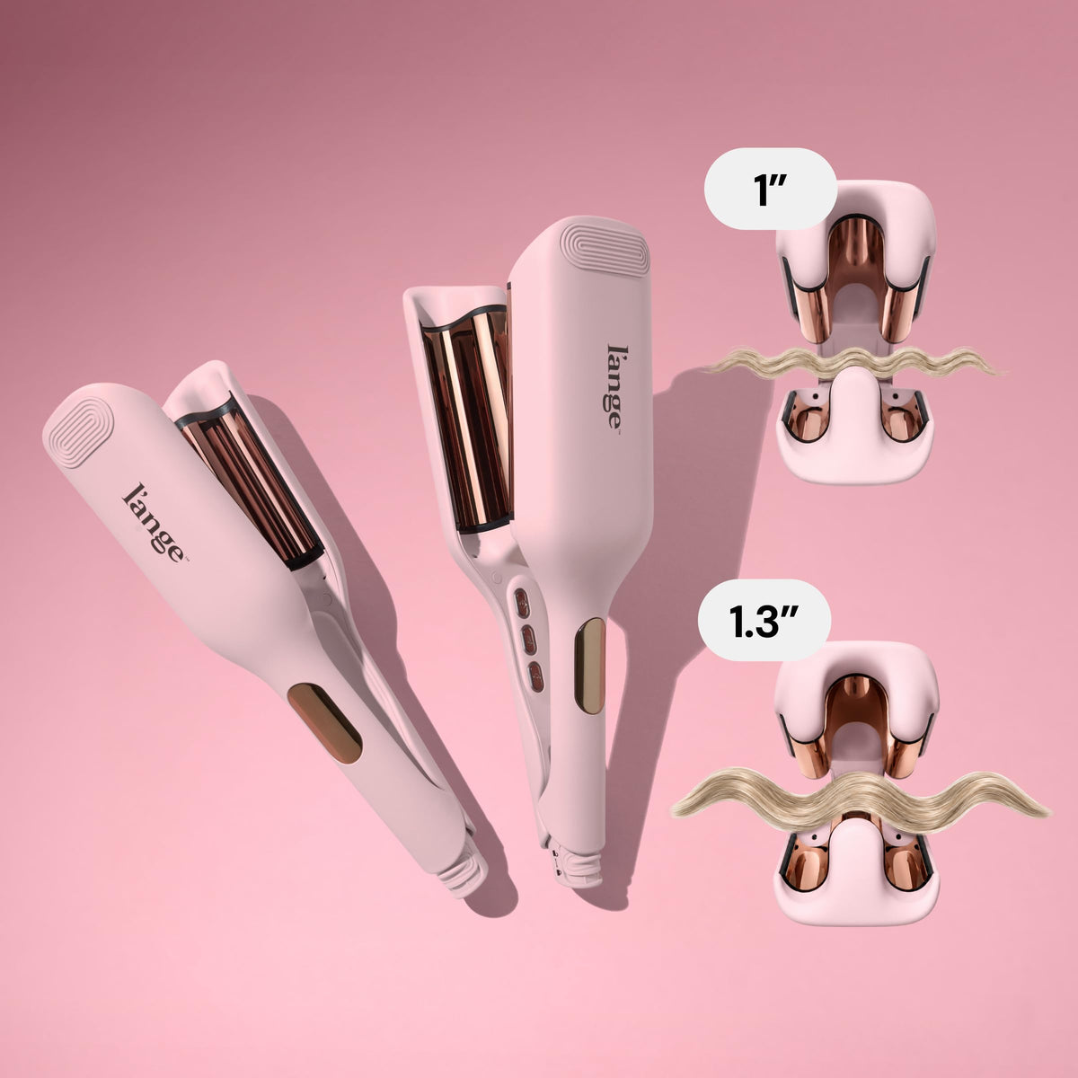L'ANGE Hair SculptWaver Titanium Deep Wave Crimper with adjustable heat settings