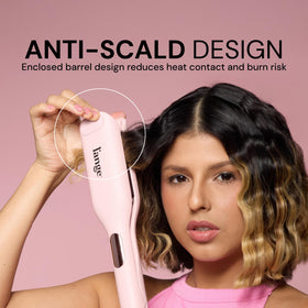 L'ANGE Hair SculptWaver Titanium Deep Wave Crimper with smart audible timer