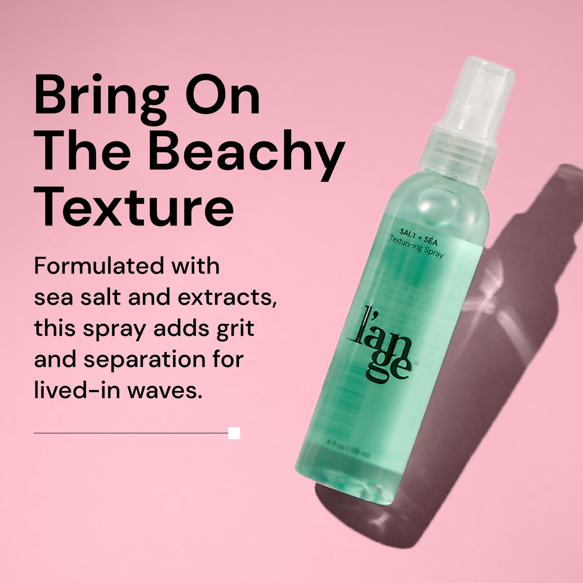 L'ANGE HAIR Sea Salt Texturizing Spray 4 oz back view