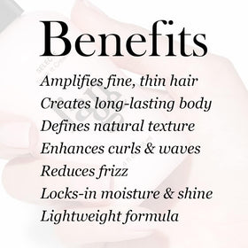 L'ANGE HAIR Selecte Thick It Cream application on hair