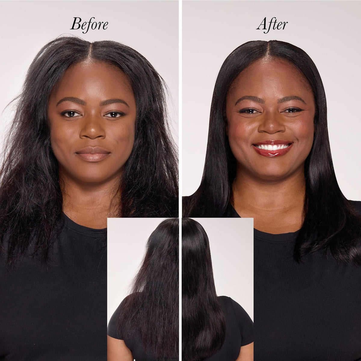 L'ANGE HAIR Smooth It 2-in-1 Hair Straightener Brush with heat settings