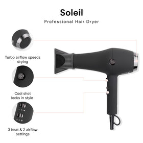 L'ANGE HAIR Soleil Hair Dryer concentrator nozzle close-up