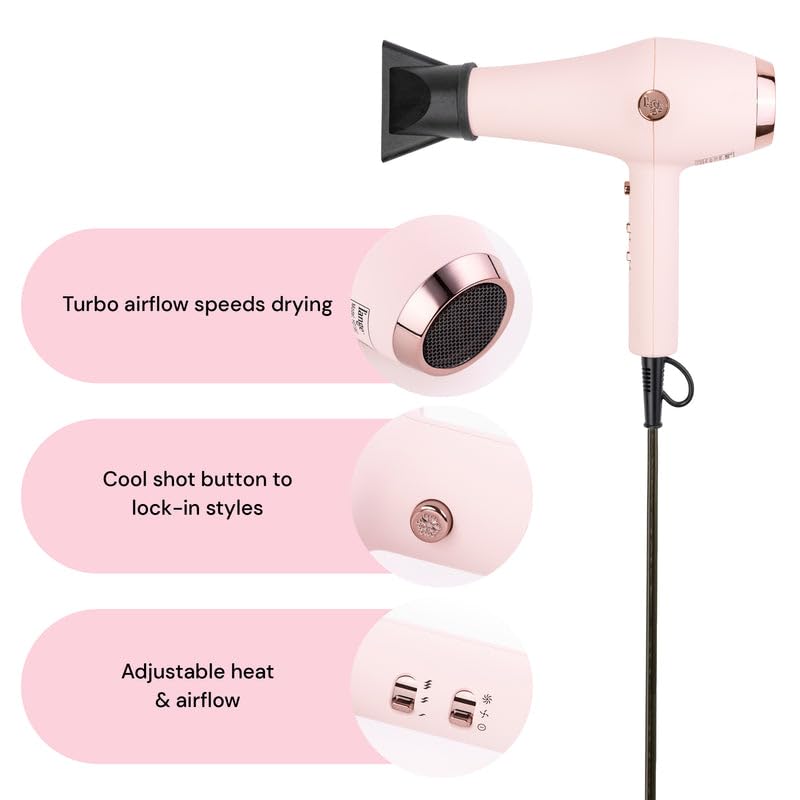 L'ANGE HAIR Soleil Hair Dryer showing concentrator nozzle