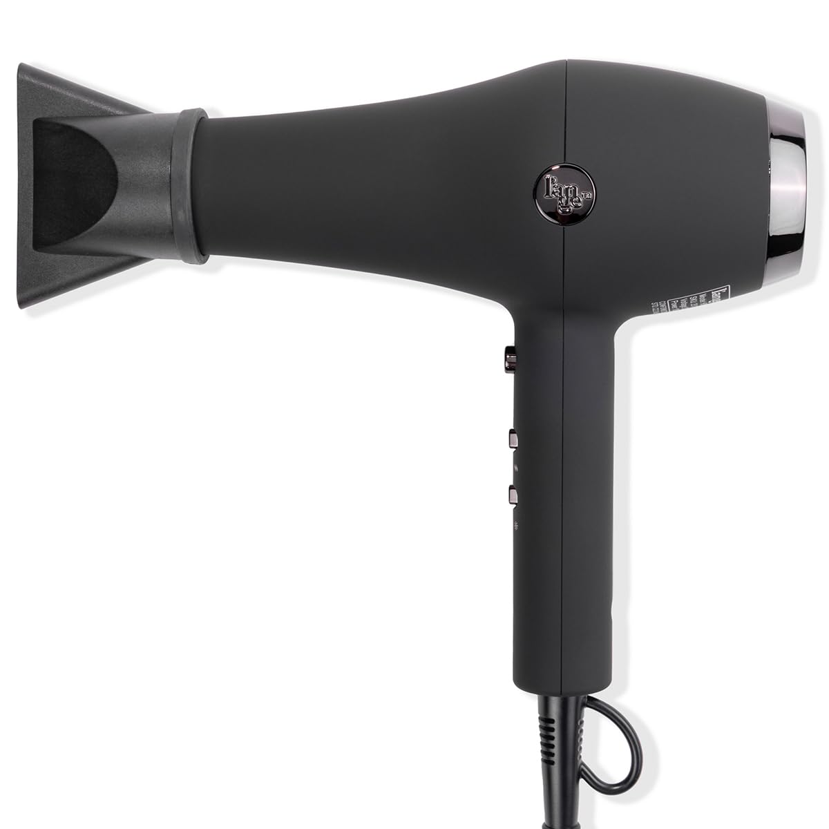 L'ANGE HAIR Soleil Professional Hair Dryer front view black model