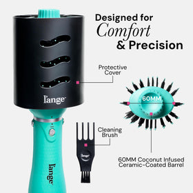 L'ANGE HAIR VolumeBoost brush dryer packaging