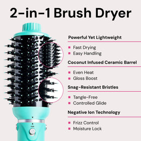L'ANGE HAIR VolumeBoost brush dryer side view