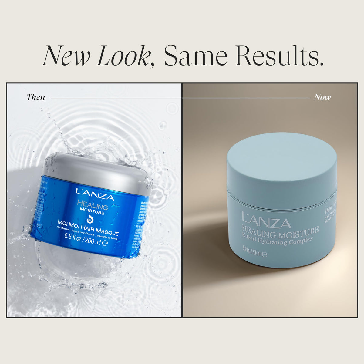 L’ANZA Healing Moisture Hair Mask packaging side view