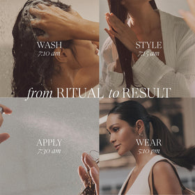 L’ANZA Healing Style Hairspray in a bathroom setting