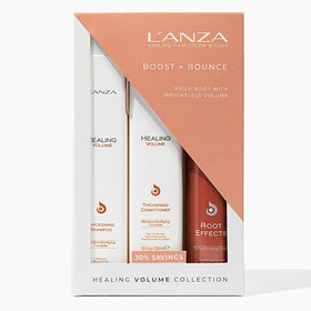 L'ANZA Healing Volume Trio Hair Kit packaging front view