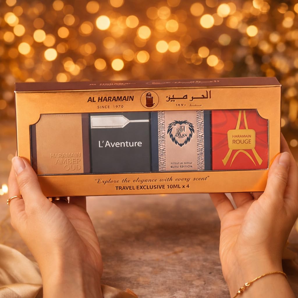 L'Aventure fragrance bottle from Al Haramain