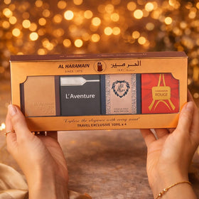 L'Aventure fragrance bottle from Al Haramain