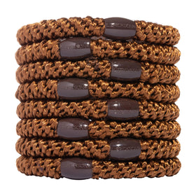 L. Erickson Mocha Grab & Go Ponytail Holders packaging front view