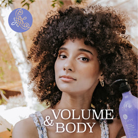 L LUSETA Biotin and Collagen Shampoo with a towel and hairbrush