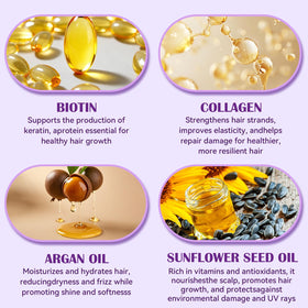 L LUSETA Biotin Shampoo and Conditioner with natural ingredients