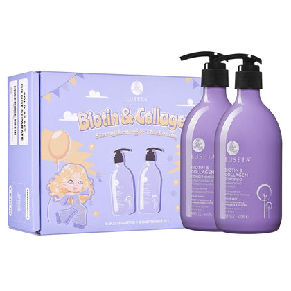 L LUSETA Biotin Shampoo front view bottle
