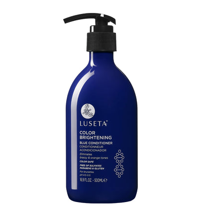 L LUSETA Blue Conditioner 16.9oz front view
