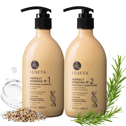 L LUSETA Bond Repair Shampoo and Conditioner Set front view