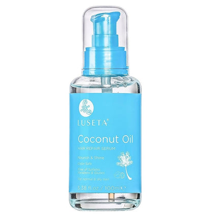 L LUSETA Coconut Milk Hair Repair Oil Serum front view