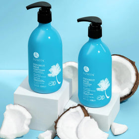 L LUSETA Coconut Oil Conditioner texture close-up