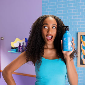 L LUSETA Coconut Oil Shampoo texture close-up