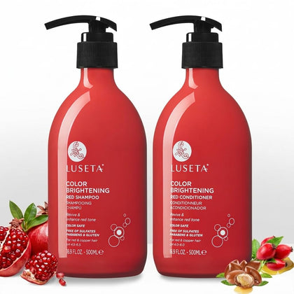 L LUSETA Colour support Shampoo and Conditioner Set front view