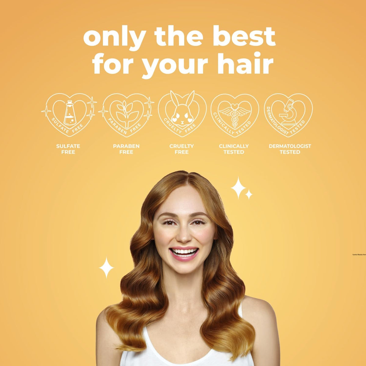 L LUSETA conditioner application on hair