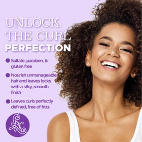 L LUSETA Curly Hair Conditioner bottle side view