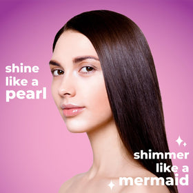 L LUSETA Glossy Pearl Hair Care Set in a lifestyle setting