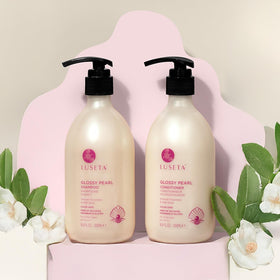 L LUSETA Glossy Pearl Shampoo 16.9oz bottle