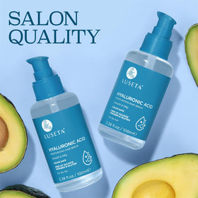 L LUSETA Hyaluronic Acid Hair Serum texture close-up