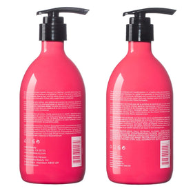 L LUSETA Keratin Shampoo and Conditioner set with fresh flowers