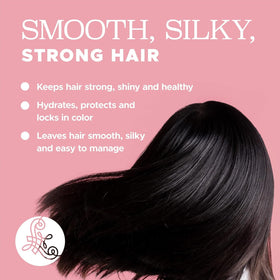L LUSETA Keratin Shampoo bottle close-up
