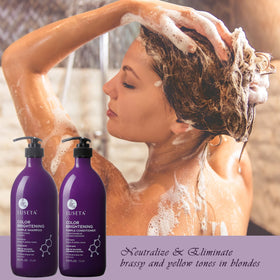L LUSETA Purple Shampoo back label details