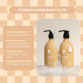 L LUSETA Rice Water Conditioner bottle close-up