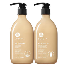 L LUSETA Rice Water Shampoo and Conditioner Set 16.9oz front view