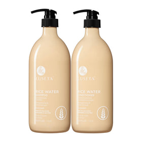 L LUSETA Rice Water Shampoo and Conditioner Set 33.8oz front view