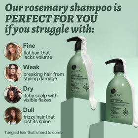 L LUSETA Rosemary Mint Conditioner bottle front view
