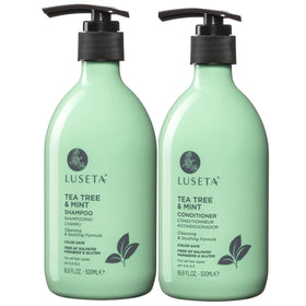 L LUSETA Tea Tree Mint Shampoo bottle front view