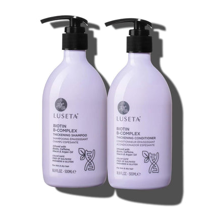 L LUSETA Thickening Shampoo and Conditioner Set front view