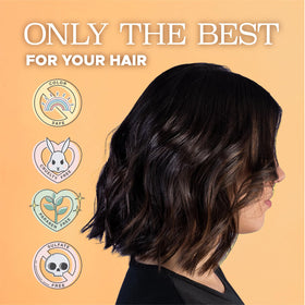 L LUSETA Turmeric Collagen Hair Serum with other hair care products