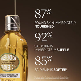 L'OCCITANE Almond Shower Oil pouring out