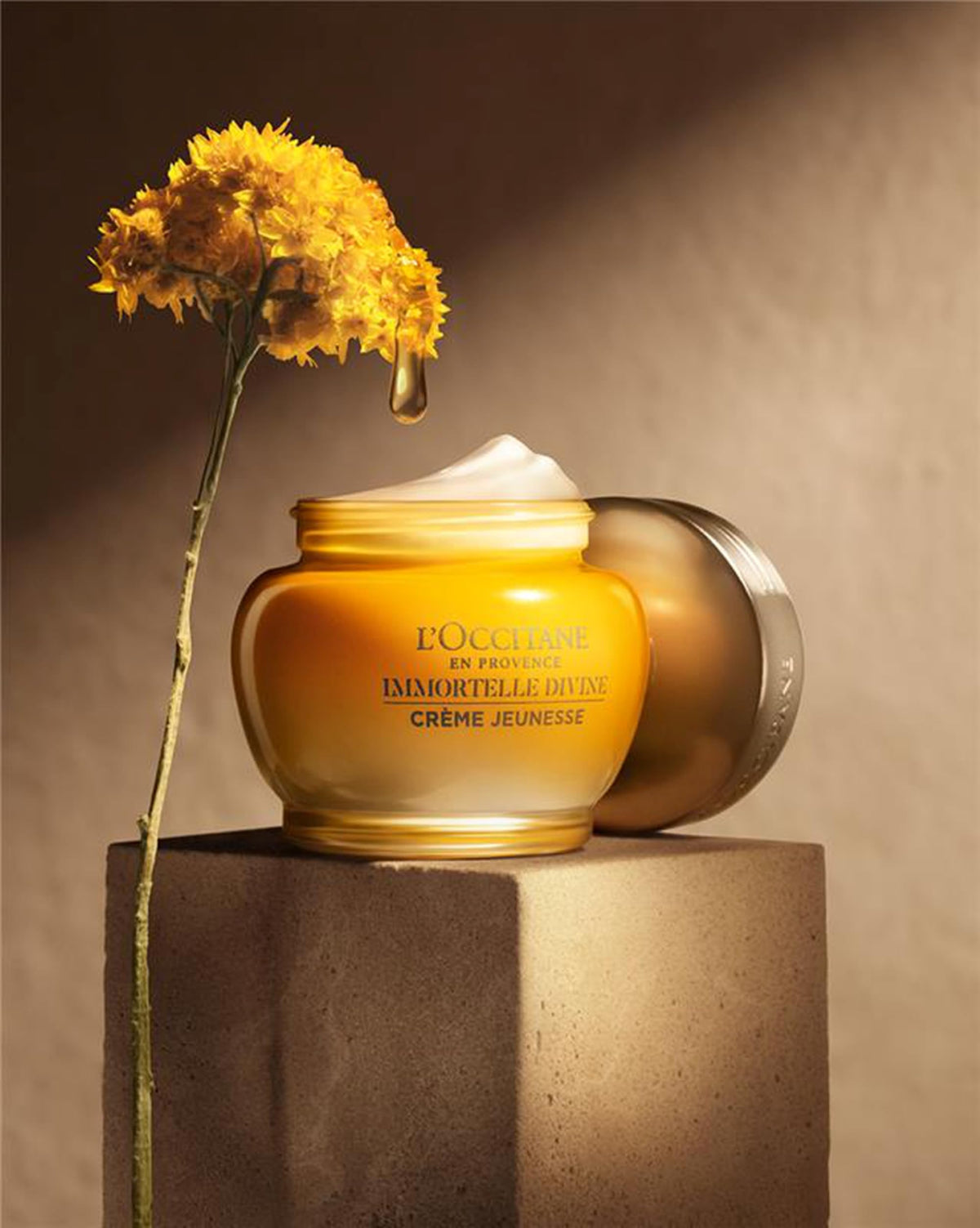 L'OCCITANE Immortelle Divine Face Cream 1.7 Fl Oz packaging