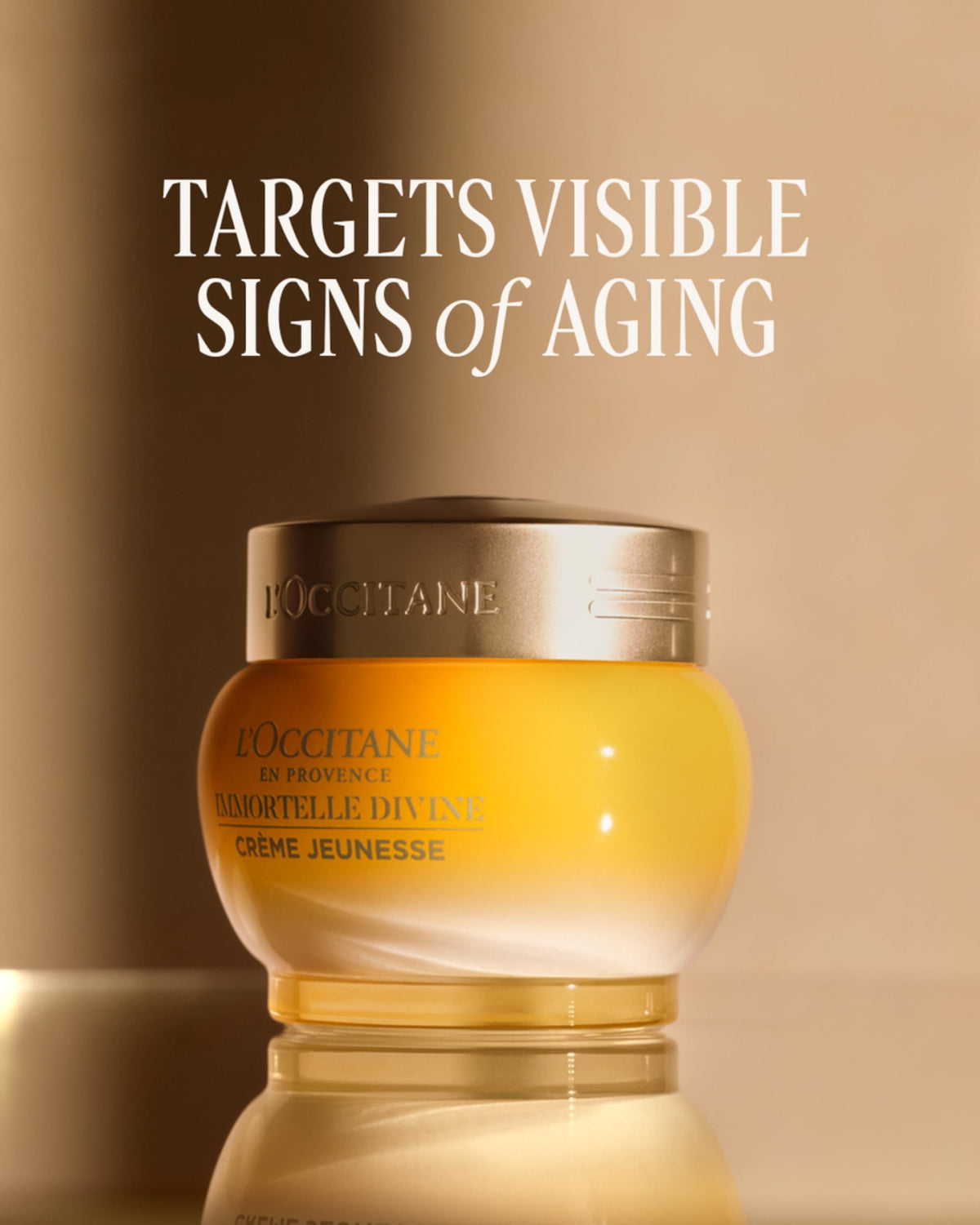 L'OCCITANE Immortelle Divine Face Cream texture close-up