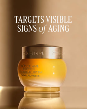L'OCCITANE Immortelle Divine Face Cream texture close-up