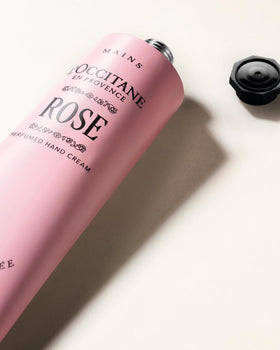 L'OCCITANE Rose Hand Cream 5.20 oz side view with packaging