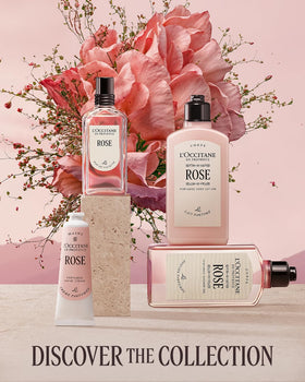 L'OCCITANE Rose Hand Cream 5.20 oz with shea butter and flowers