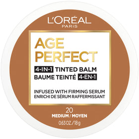 L'Oreal Paris Age Perfect 4-in-1 Tinted Face Balm Foundation Medium 20 front view